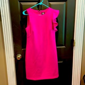 Hot magenta pink poly spandex blend dress! Cece brand - never worn!